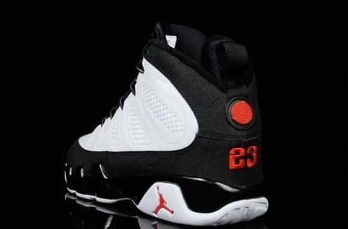 Cheap Air Jordan Shoes 9 Original White Black True Red - Click Image to Close