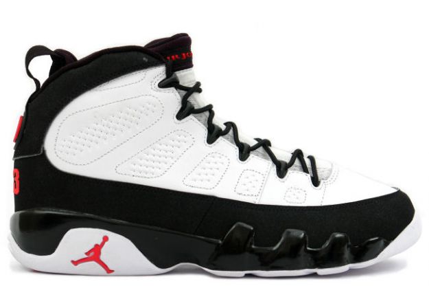 Cheap Air Jordan Shoes 9 Retro Countdown Package White Black True Red