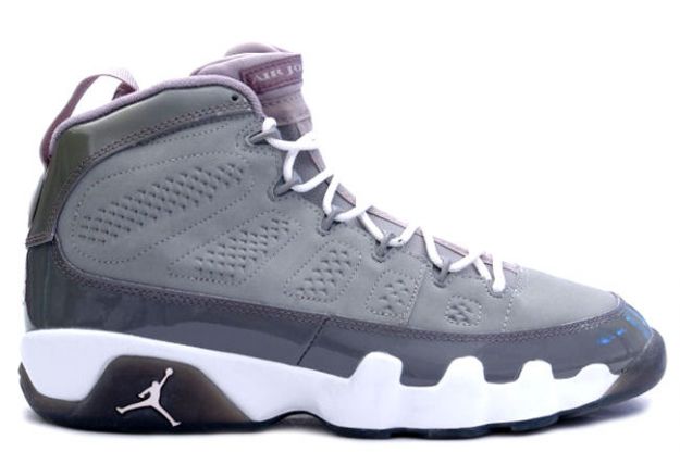 Cheap Air Jordan Shoes 9 Retro Medium Grey White Cool Grey