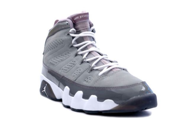 Cheap Air Jordan Shoes 9 Retro Medium Grey White Cool Grey - Click Image to Close