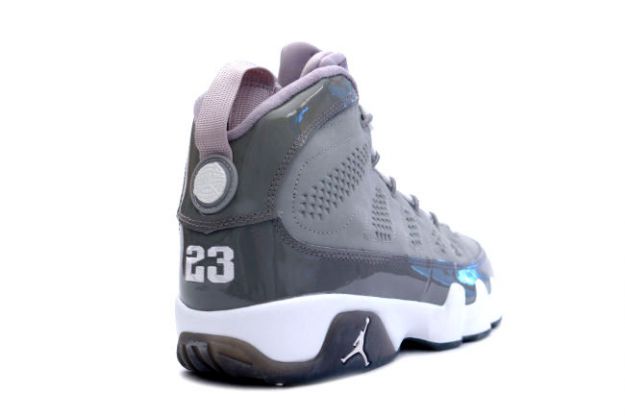 Cheap Air Jordan Shoes 9 Retro Medium Grey White Cool Grey - Click Image to Close