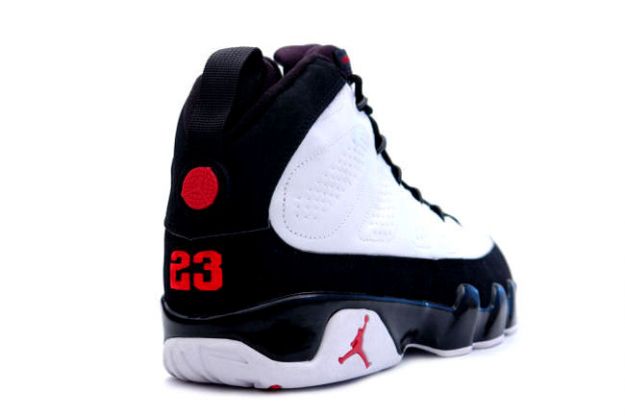 Cheap Air Jordan Shoes 9 Retro White Black True Red - Click Image to Close