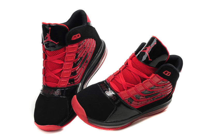 Cheap Air Jordan Shoes Big Ups Black Red