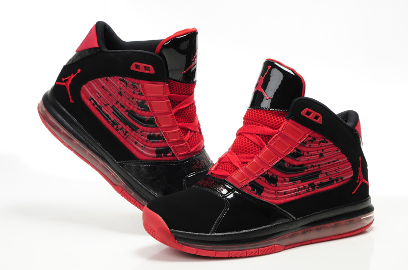 Cheap Air Jordan Shoes Big Ups Black Red
