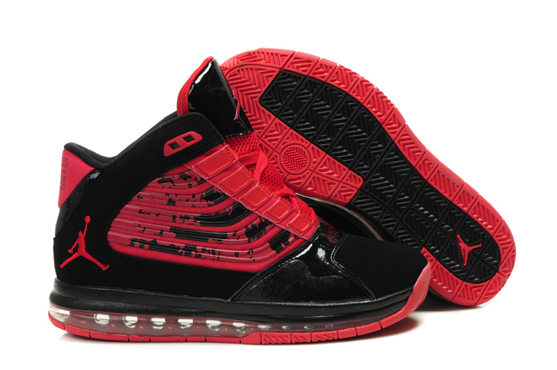 Cheap Air Jordan Shoes Big Ups Black Red