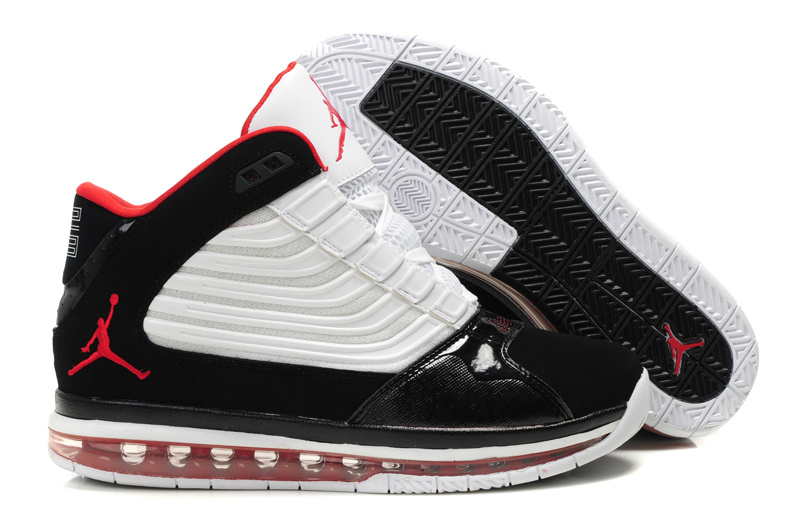 Cheap Air Jordan Shoes Big Ups Black White Red
