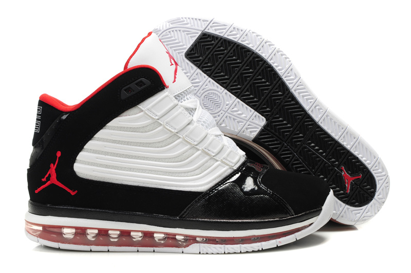 Cheap Air Jordan Shoes Big Ups Black White Red - Click Image to Close