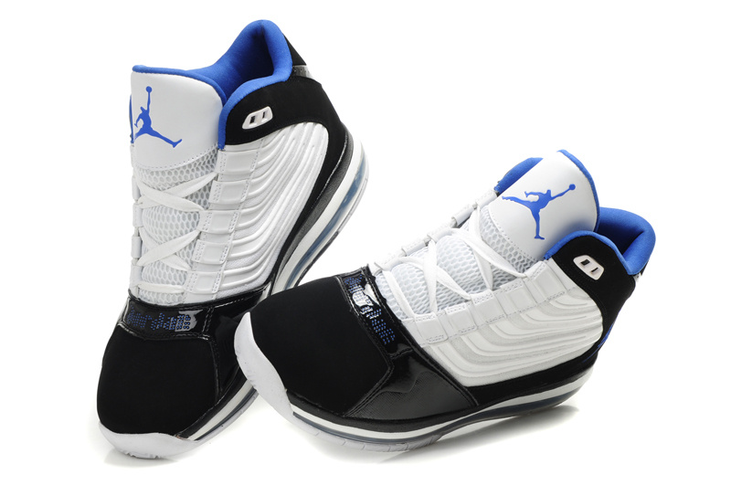 Cheap Air Jordan Shoes Big Ups White Blue