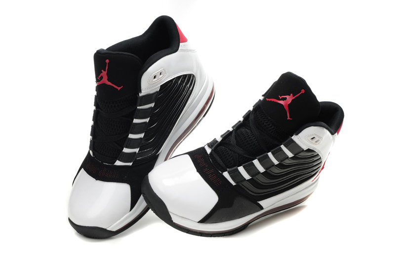 Cheap Air Jordan Shoes Big Ups White Black