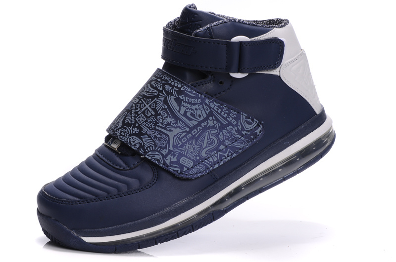 Cheap Air Cushion Jordan 20 Blue White Shoes - Click Image to Close