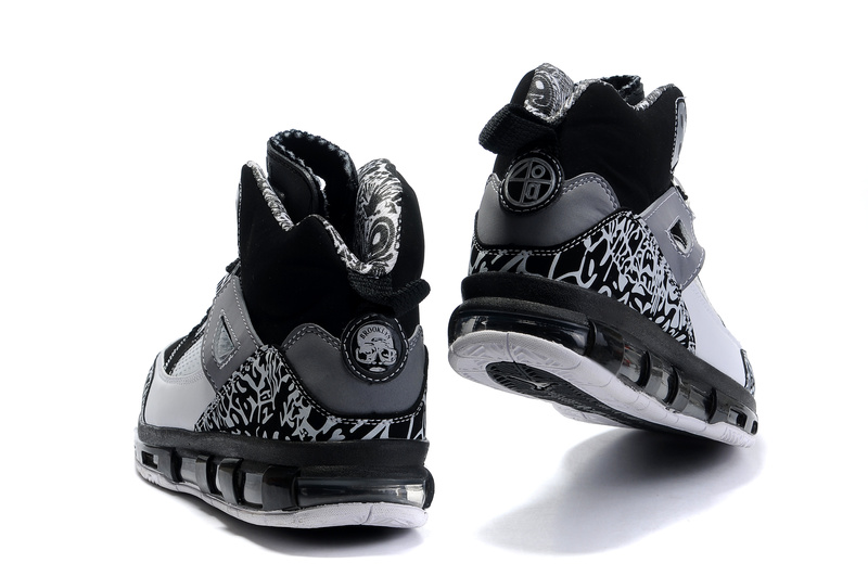 Cheap Air Cushion Jordan 3.5 Black Grey White Shoes - Click Image to Close