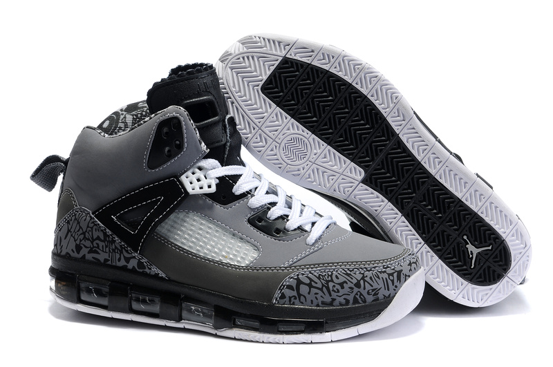 Cheap Air Cushion Jordan 3.5 Grey Black White Shoes - Click Image to Close