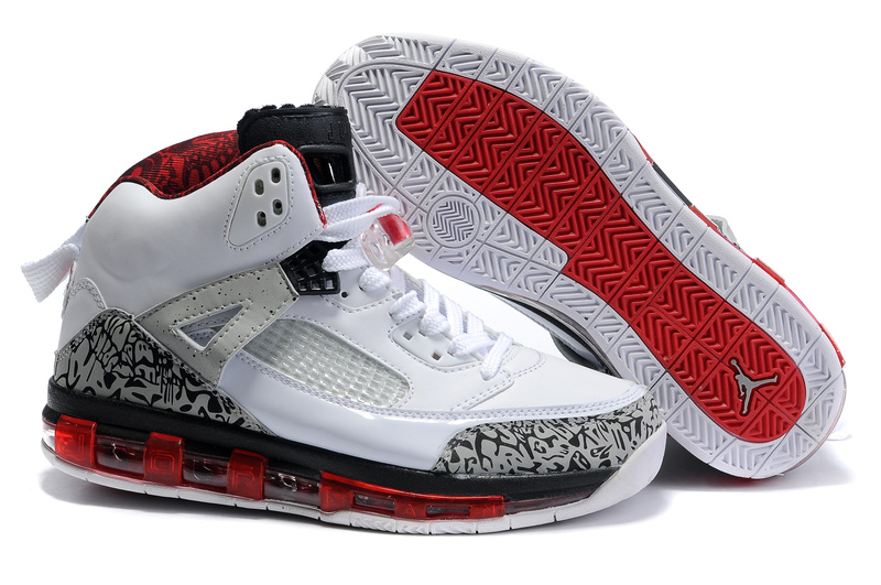 Cheap Air Cushion Jordan 3.5 White Grey Black Red Shoes