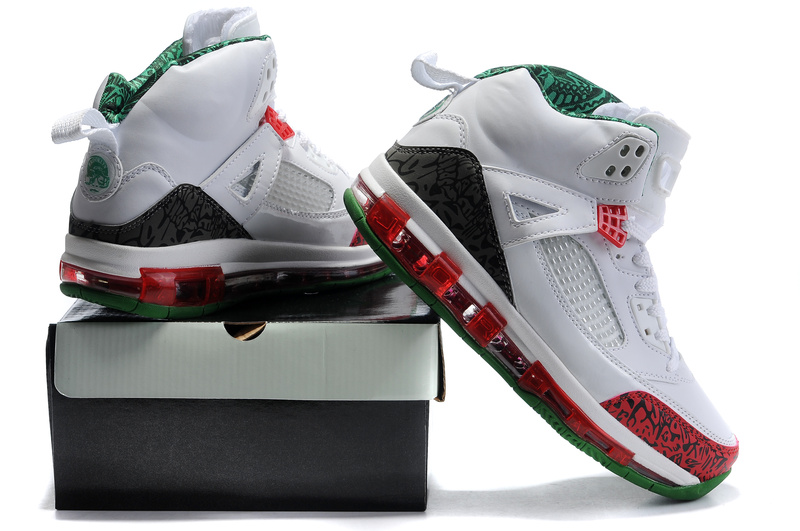 Cheap Air Cushion Jordan 3.5 White Red Black Green Shoes