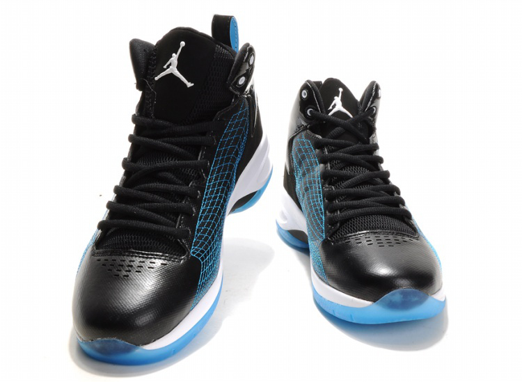 Cheap Air Jordan Shoes Fly Spiderman Black Blue White