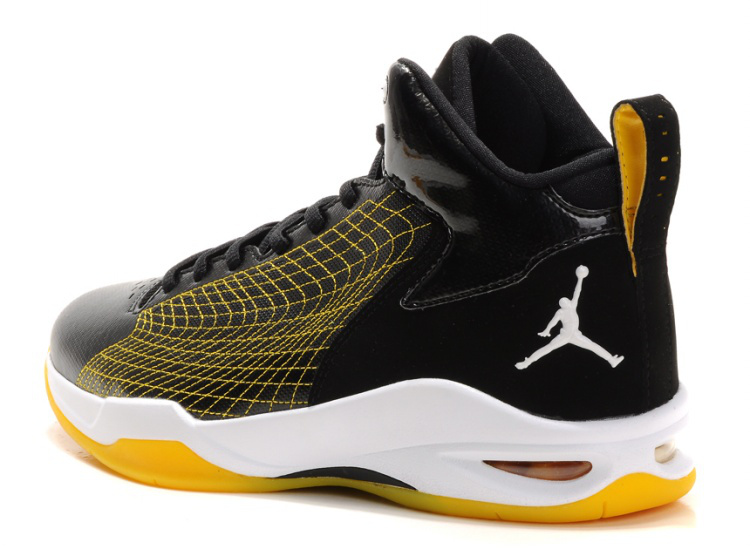 Cheap Air Jordan Shoes Fly Spiderman Black Yellow White - Click Image to Close