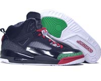 Cheap Air Jordan Spizike Black Varsity Red Classic Green Shoes - Click Image to Close