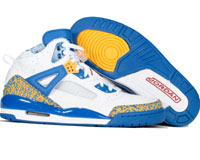 Cheap Air Jordan Spizike White Varsity Red Pro Gold Argon Blue Shoes