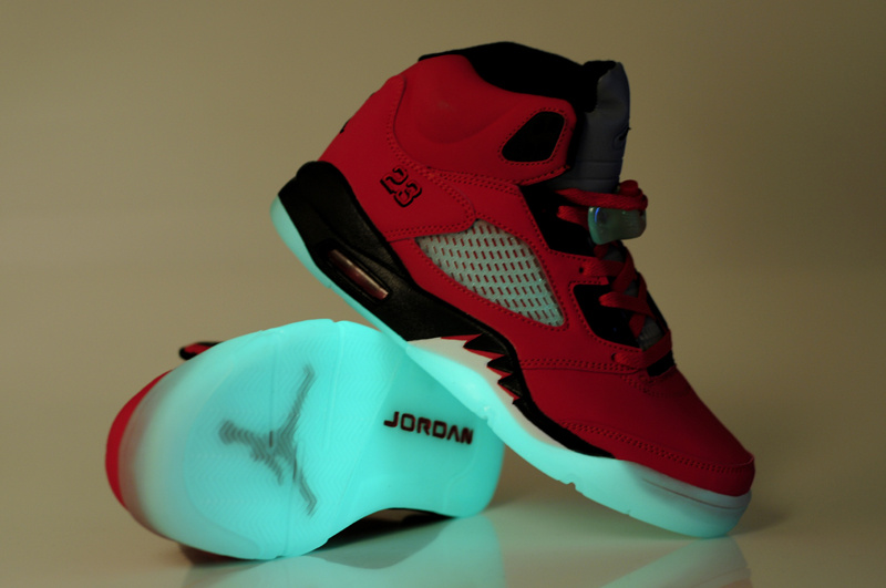 Cheap Air Jordan Shoes 5 Midnight Red Black Red - Click Image to Close