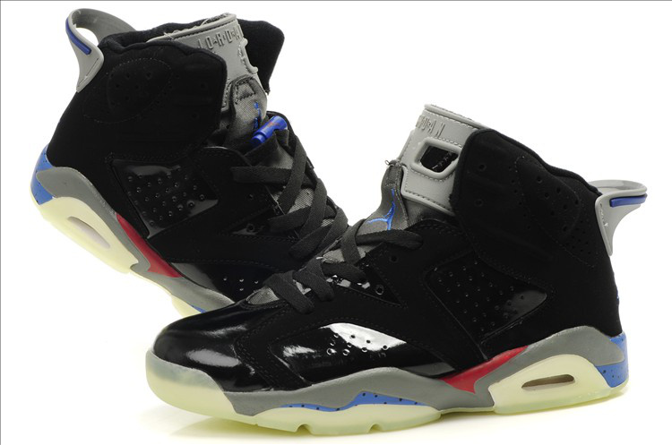 Cheap Air Jordan Shoes 6 Midnight Dark Black Grey