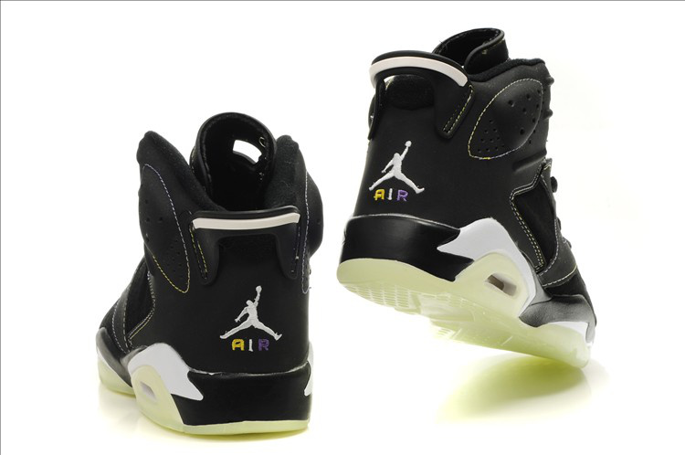 Cheap Air Jordan Shoes 6 Midnight Dark Black White Grey
