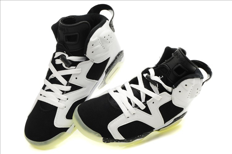 Cheap Air Jordan Shoes 6 Midnight White Black