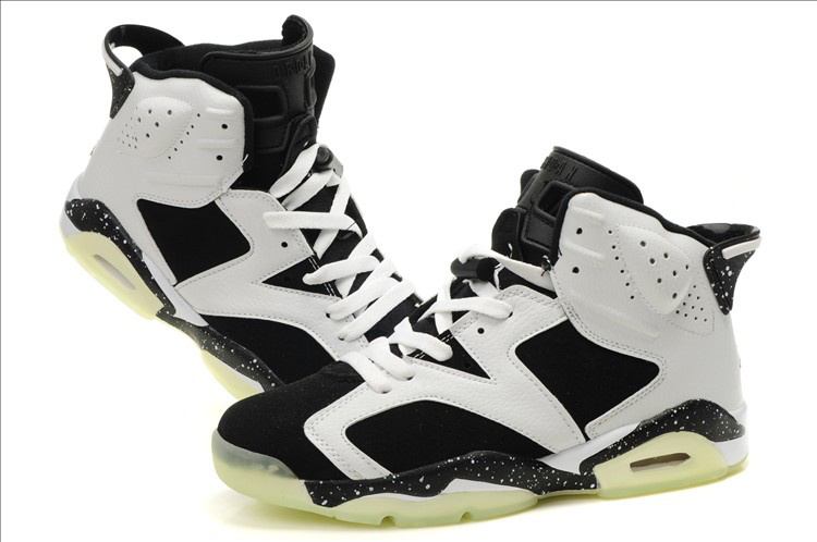 Cheap Air Jordan Shoes 6 Midnight White Black