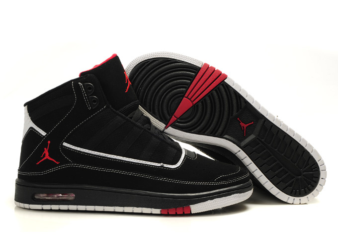 2011 Air Jordan Black Red Shoes