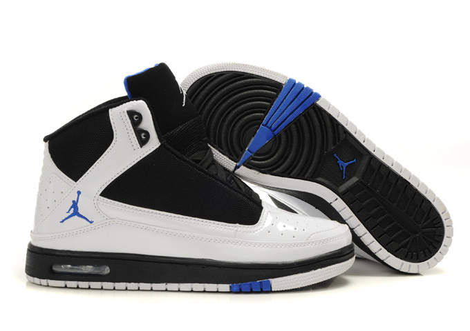 2011 Air Jordan White Blue Shoes - Click Image to Close