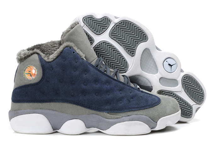 Cheap Air Jordan Shoes 13 Warm Blue Grey