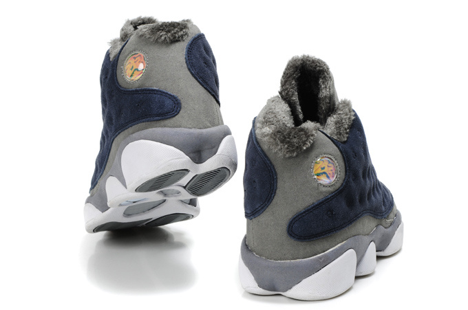 Cheap Air Jordan Shoes 13 Warm Blue Grey - Click Image to Close