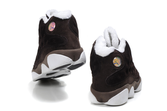 Cheap Air Jordan Shoes 13 Warm Coffe White