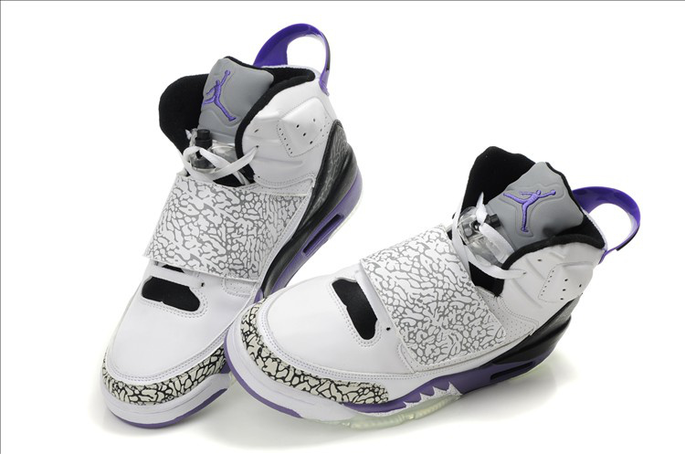 Cheap Air Jordan Son Of Max White Black Purple