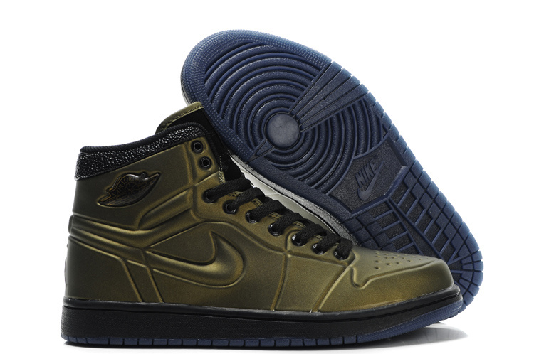 New Air Jordan 1 Shoes High Heel Brown Black